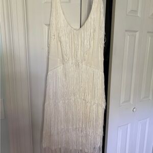 Cupshe White Sleeveless Sheath Dress